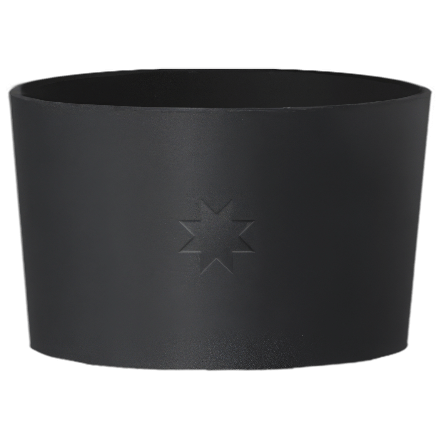 Leather sleeve, black