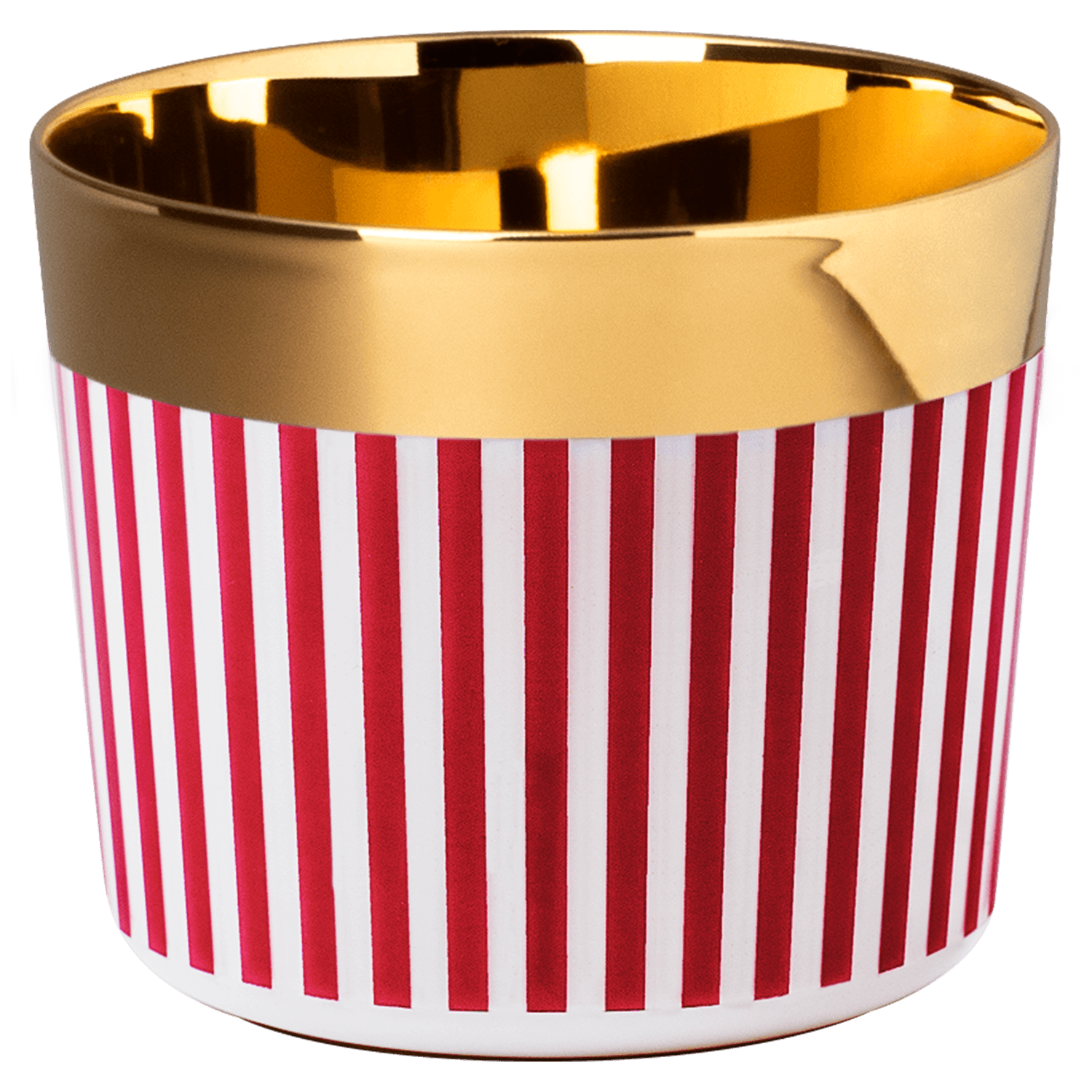 Champagnerbecher VERTICAL STRIPES RED