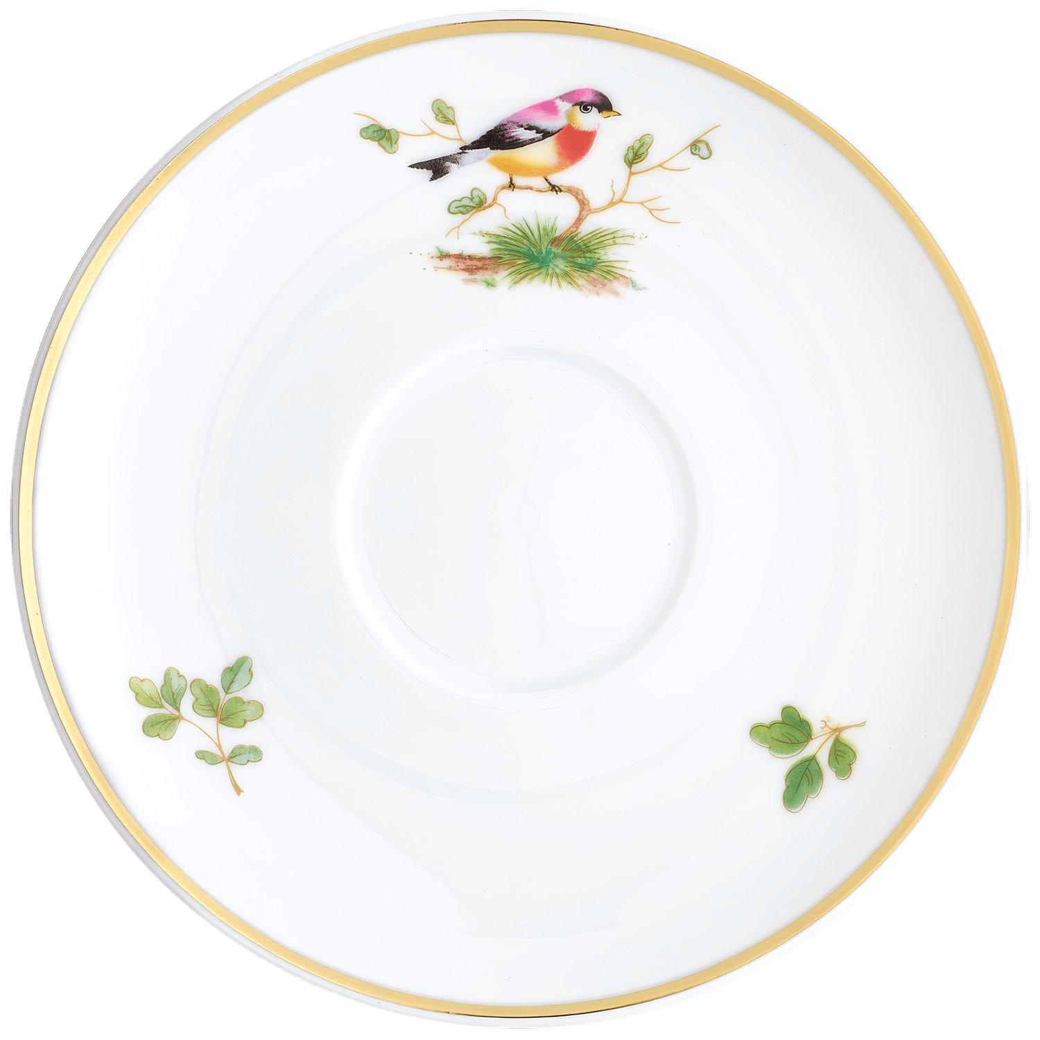 Tea saucer with insert