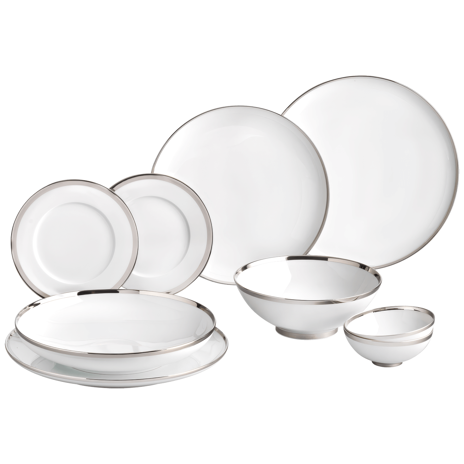 Geschirr-Set Dinner 9-tlg. – TREASURE PLATINUM coup