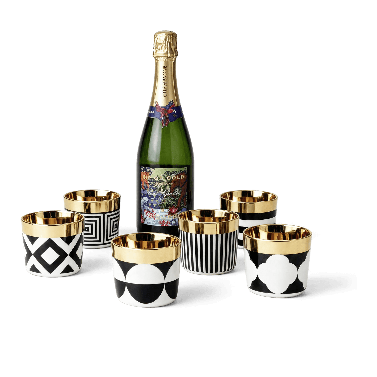 Set Champagne x CA’ D’ORO, 6 Becher