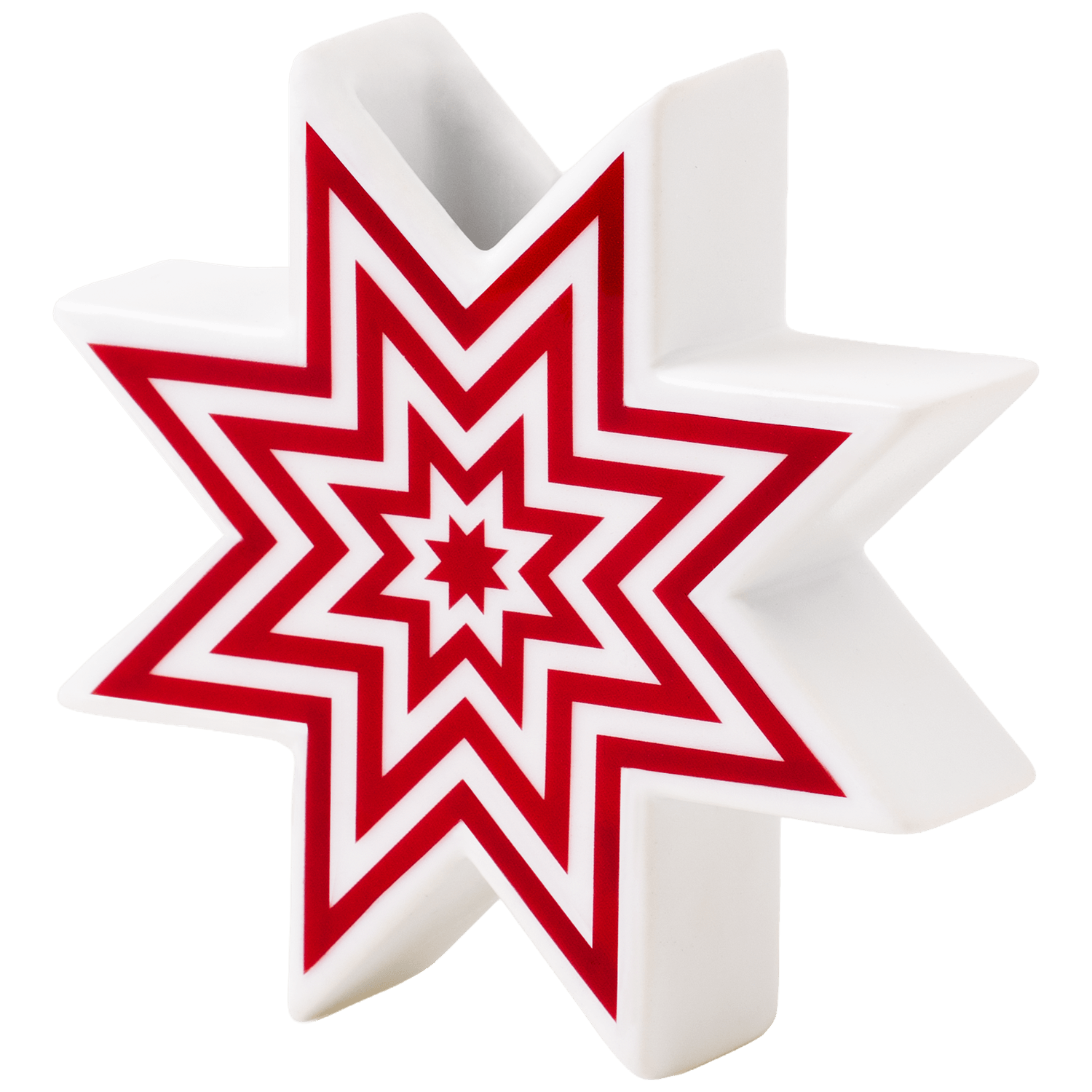 Porzellanstern RED POP