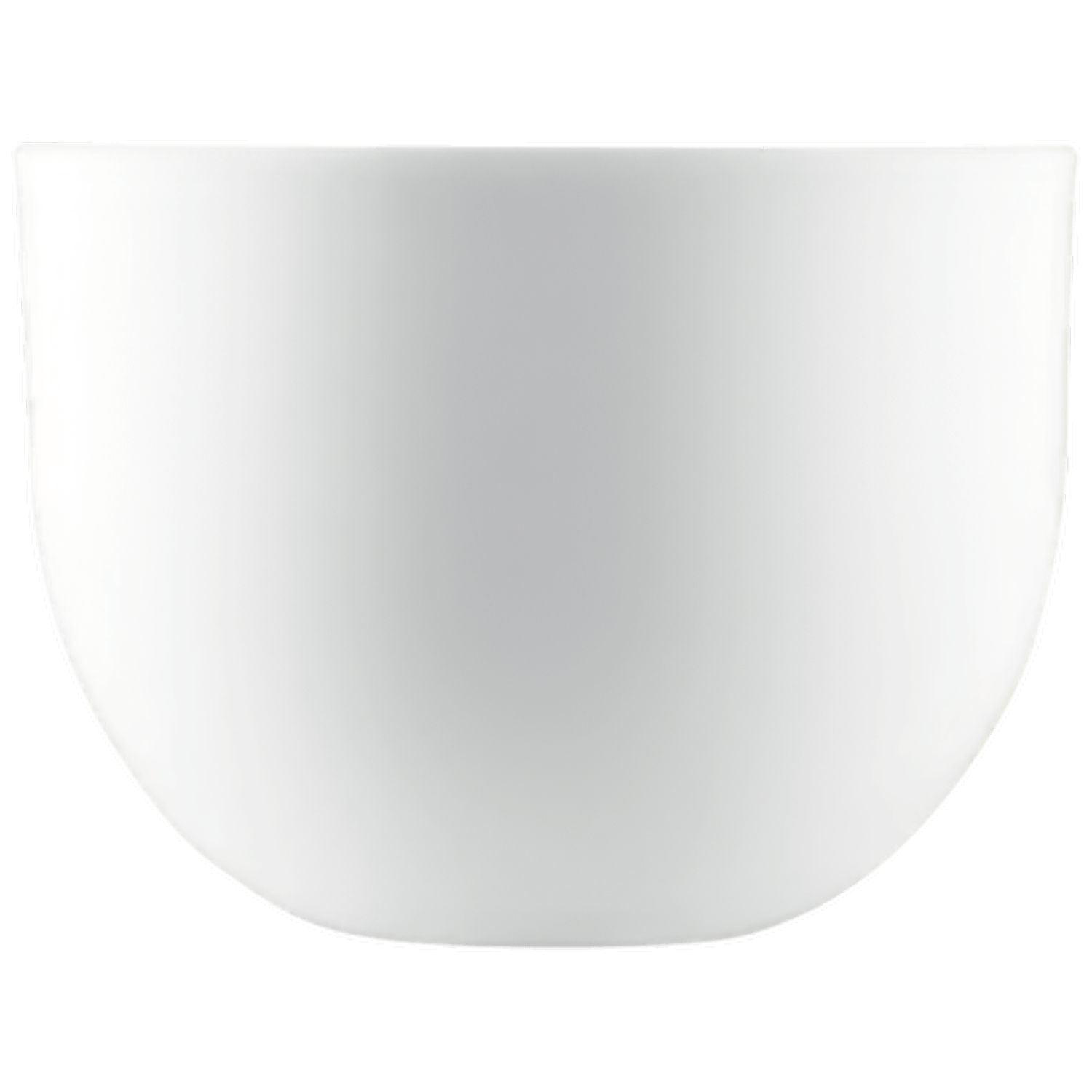 Weiße Porzellanschale, neutral stehend, vor schwarzem Hintergrund. Fürstenberg Porzellan.