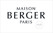 Logo zeigt schwarzen Text "MAISON BERGER PARIS 1898" auf weißem Hintergrund. Fürstenberg Porzellan.