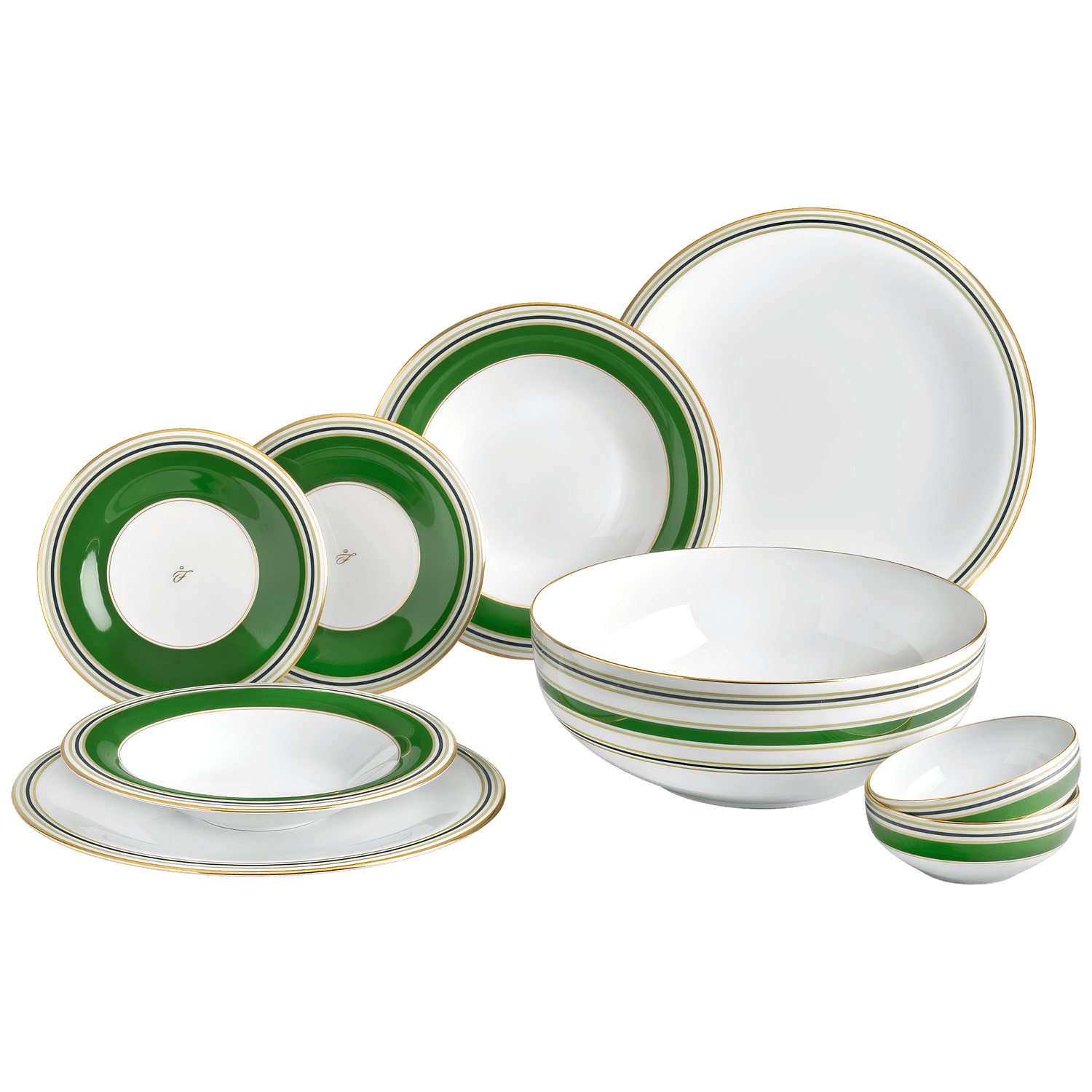 Geschirr-Set Dinner 9-tlg. – HERITAGE GREEN
