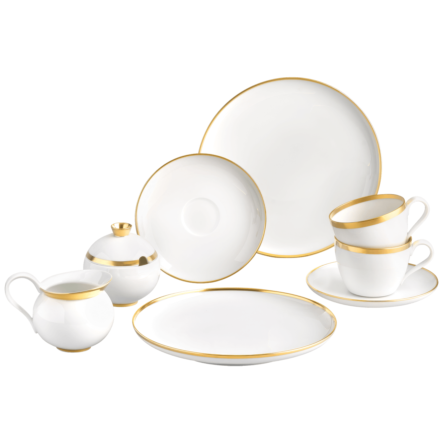 Geschirr-Set Kaffee 8-tlg. – TREASURE GOLD coup