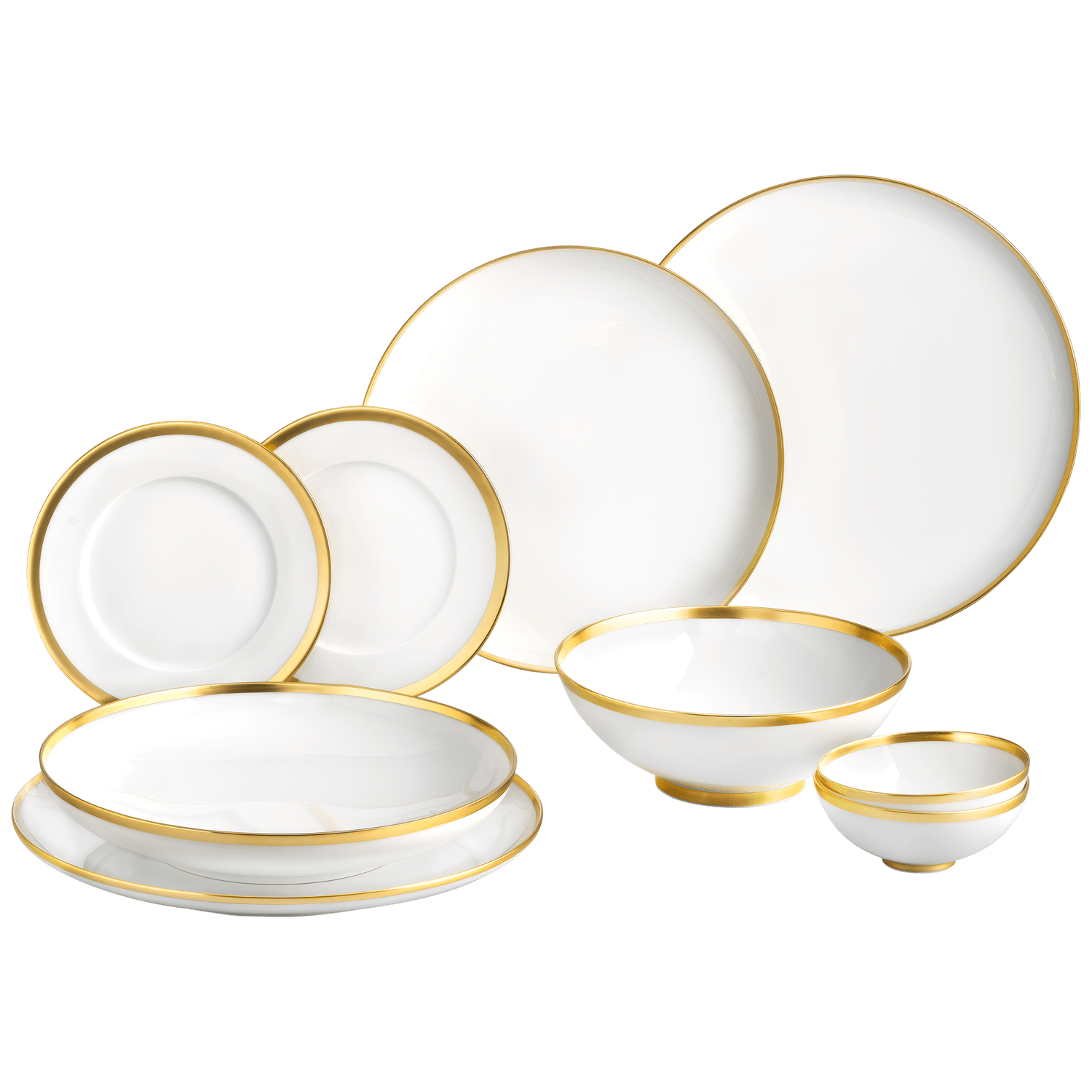 Geschirr-Set Dinner 9-tlg. – TREASURE GOLD coup