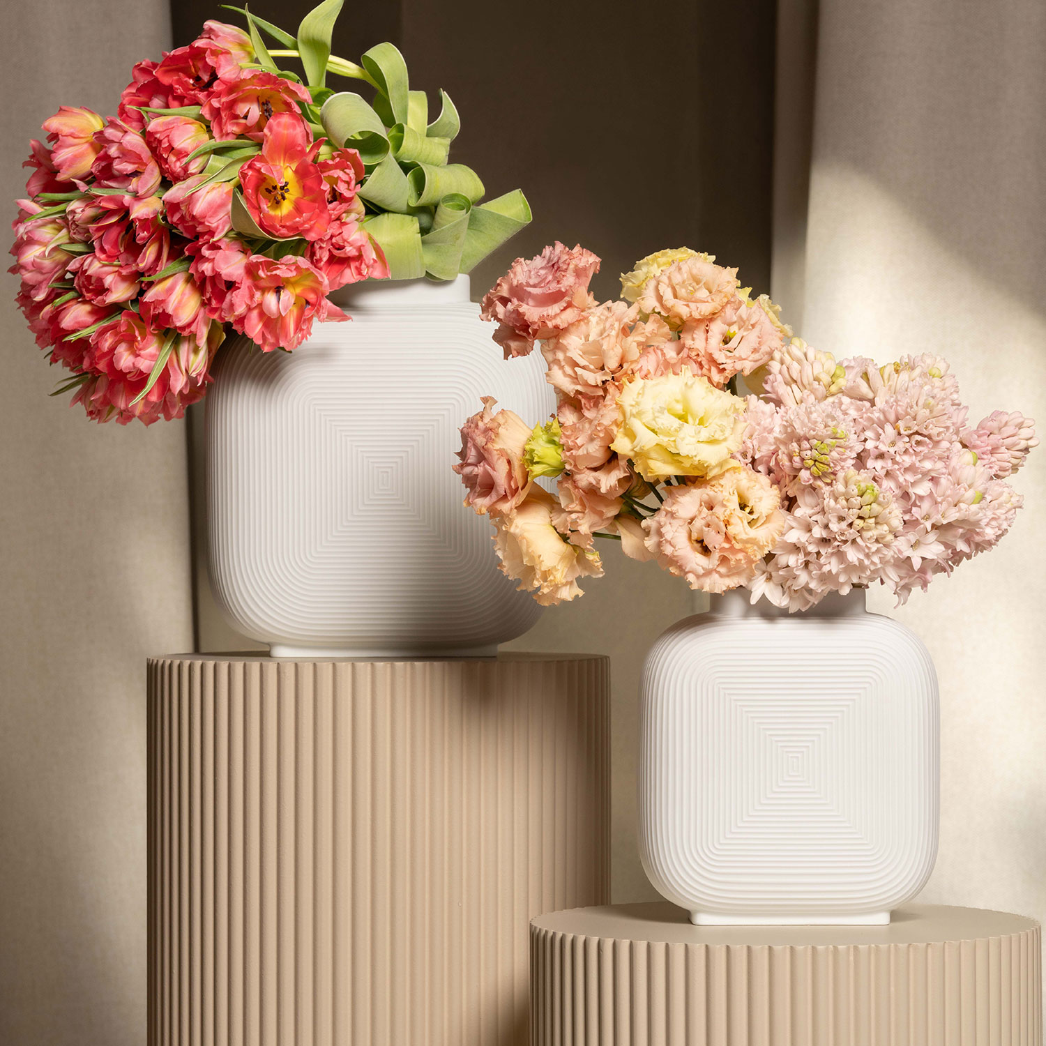 Vase, satiniert