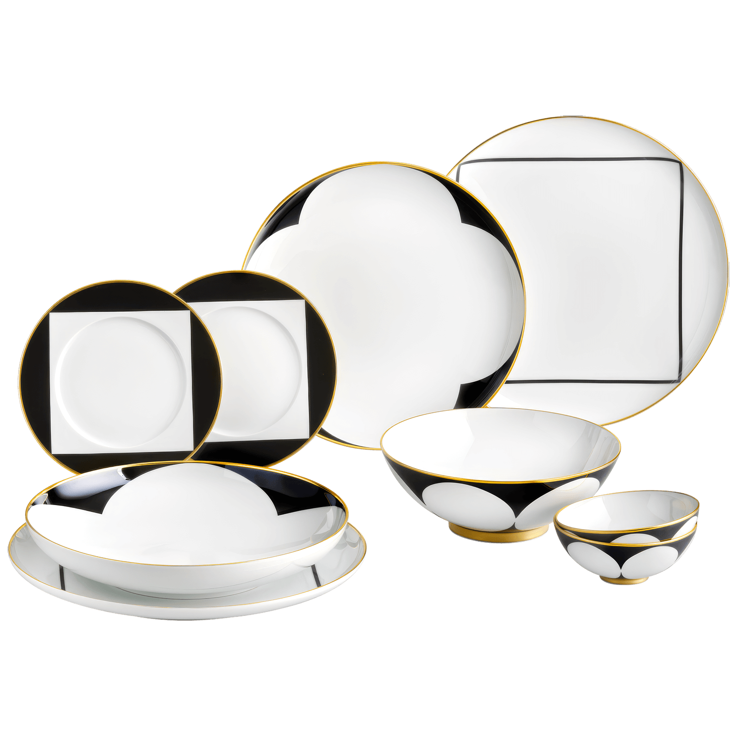 Geschirr-Set Dinner 9-tlg. – CA D´ORO coup
