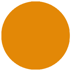 Ein orangefarbenes Quadrat füllt das gesamte Bild. Fürstenberg Porzellan.