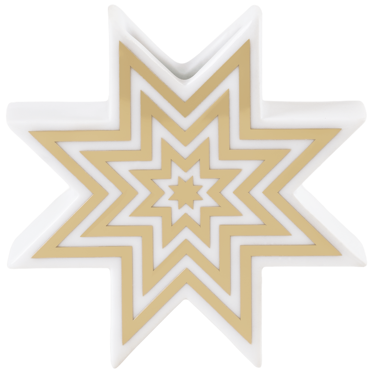 Porzellanstern GOLD POP