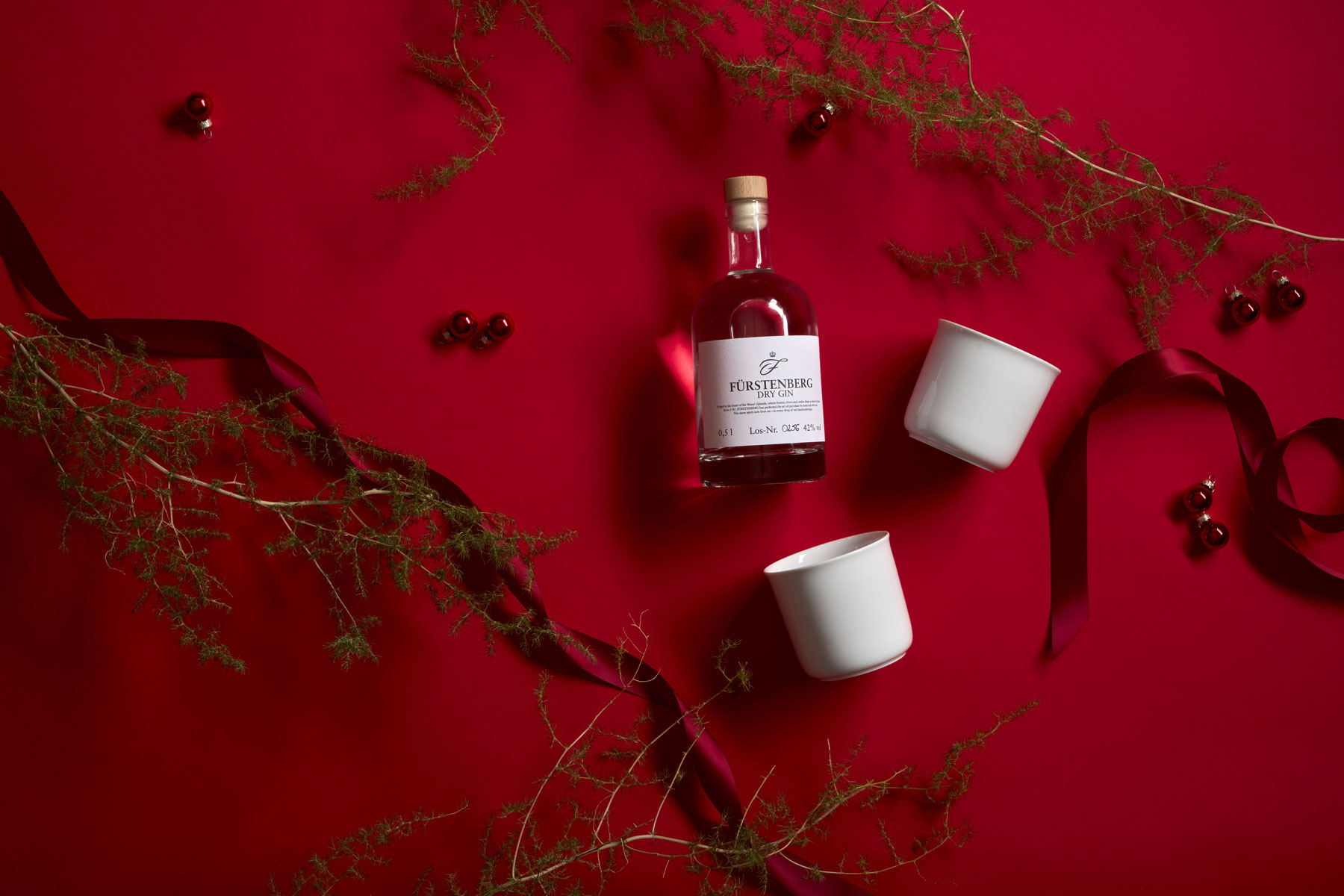 Gourmet-Set | Fürstenberg Dry Gin mit Bechern (3tlg.)
