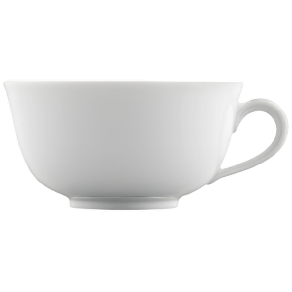 Teetasse aus weißem Porzellan